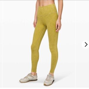 Lululemon Wunder Under High-Rise Tight *Snow Washed 28" Washed Grape Leaf